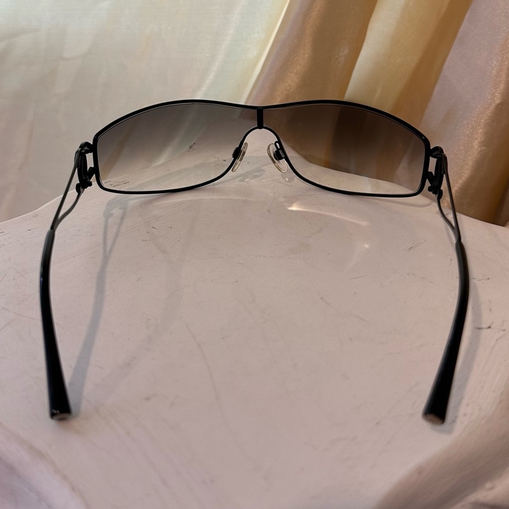 Chanel RARE Shield Crystal Studded CC Vintage Y2K Sunglasses - Picture 10 of 17